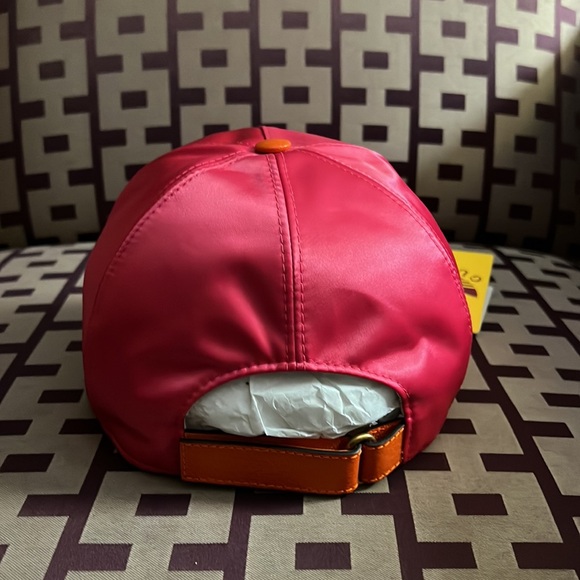 Gucci x adidas unisex seta silk leather trim logo monogram baseball cap hat NEW - Picture 5 of 8